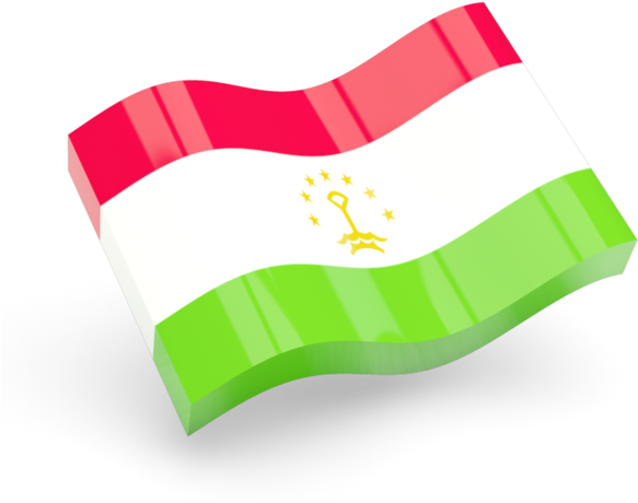 Tajikistan Flag Waving Illustration