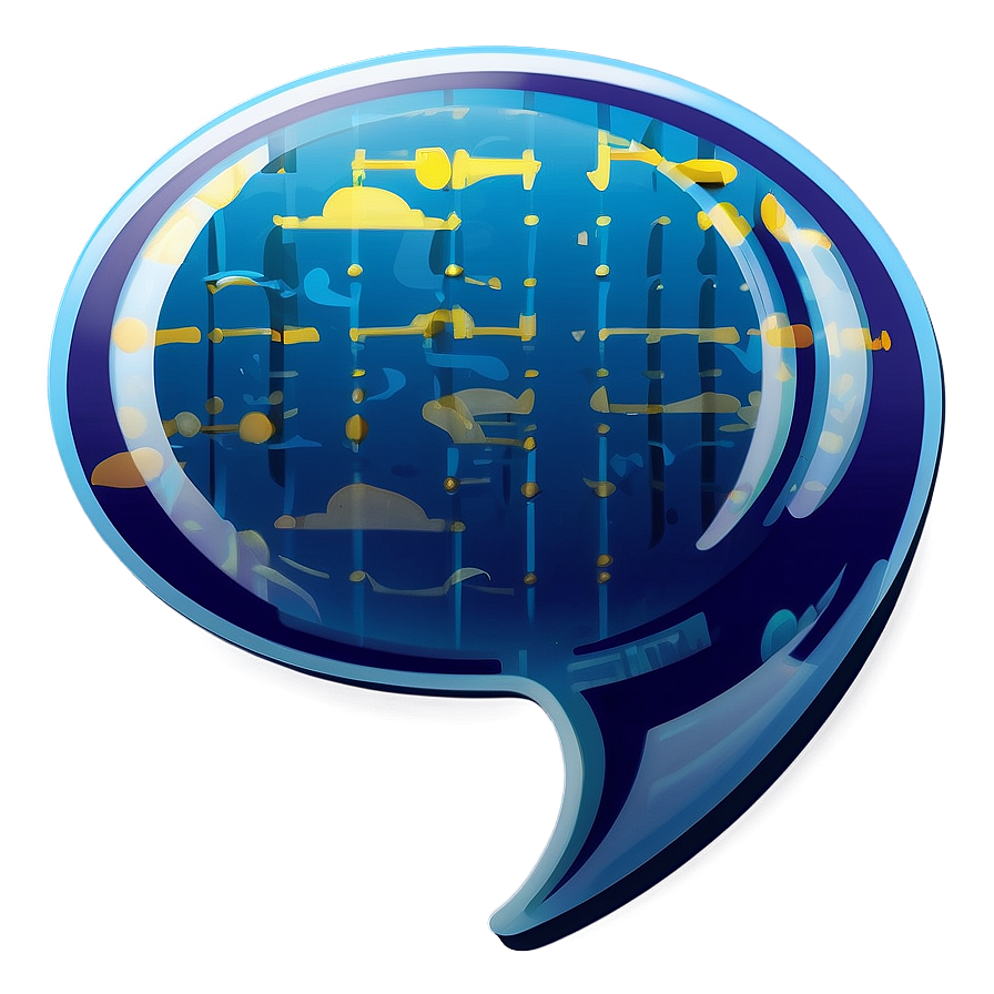 Talk Bubble Sticker Png 06122024