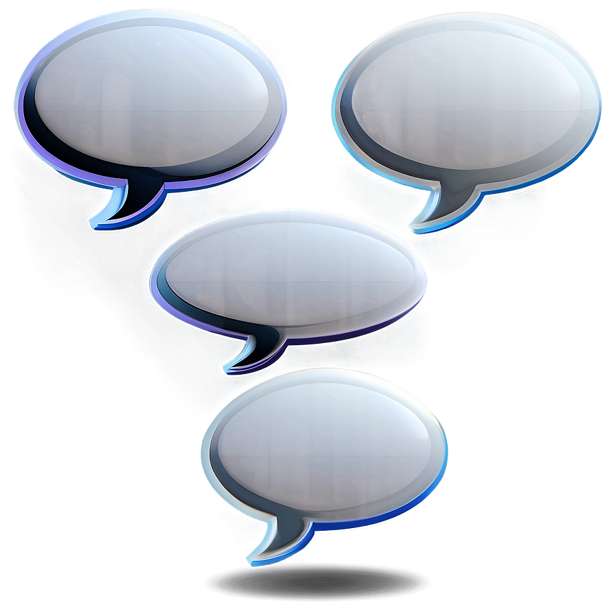 Talk Bubble With Shadow Png Arv