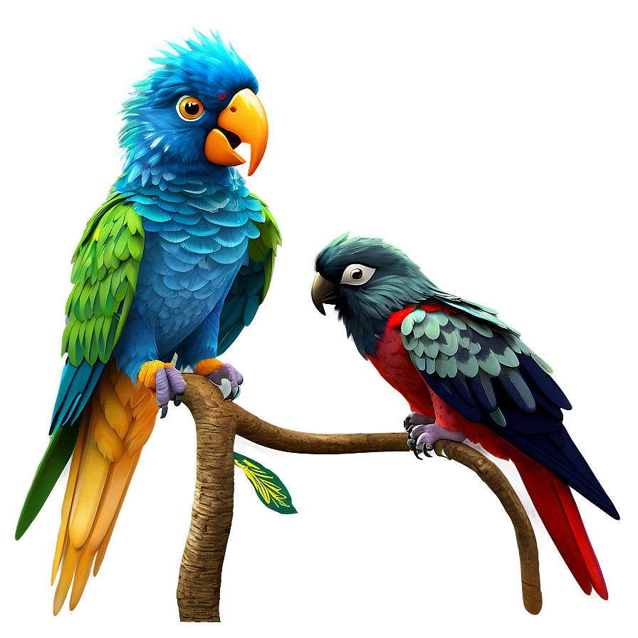 Talking Parrot Png 2