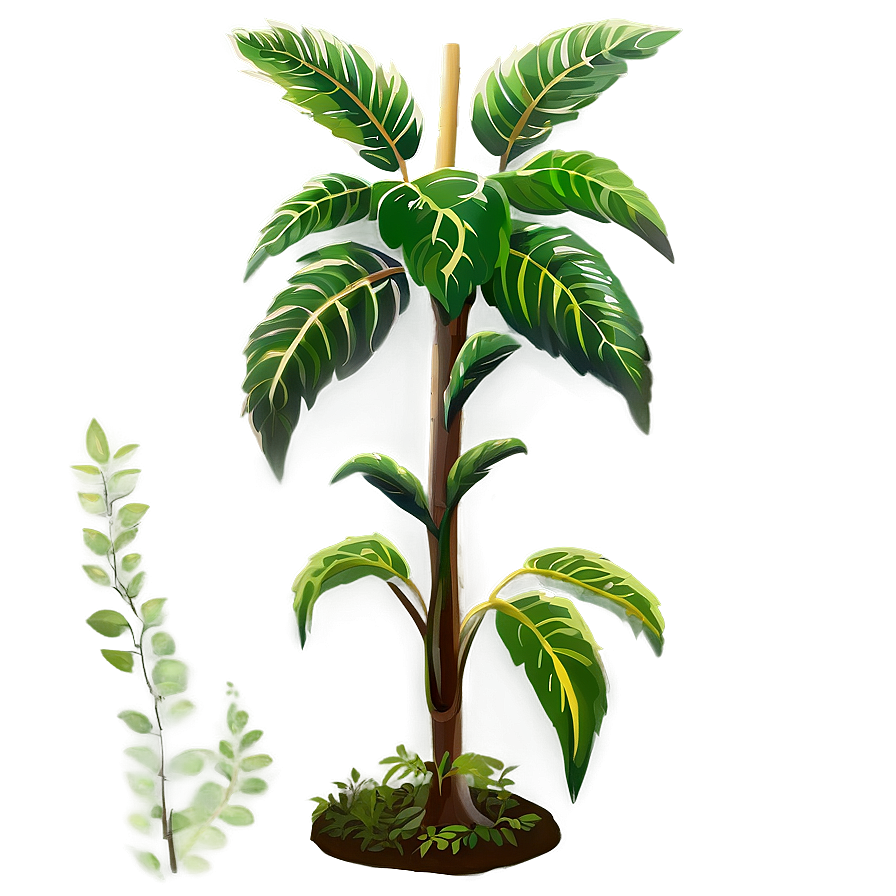 Tall Leafy Plant Png 06282024