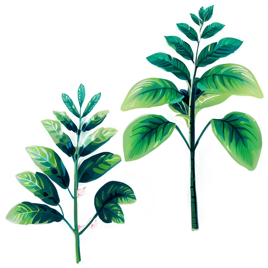 Tall Leafy Plant Png Qve