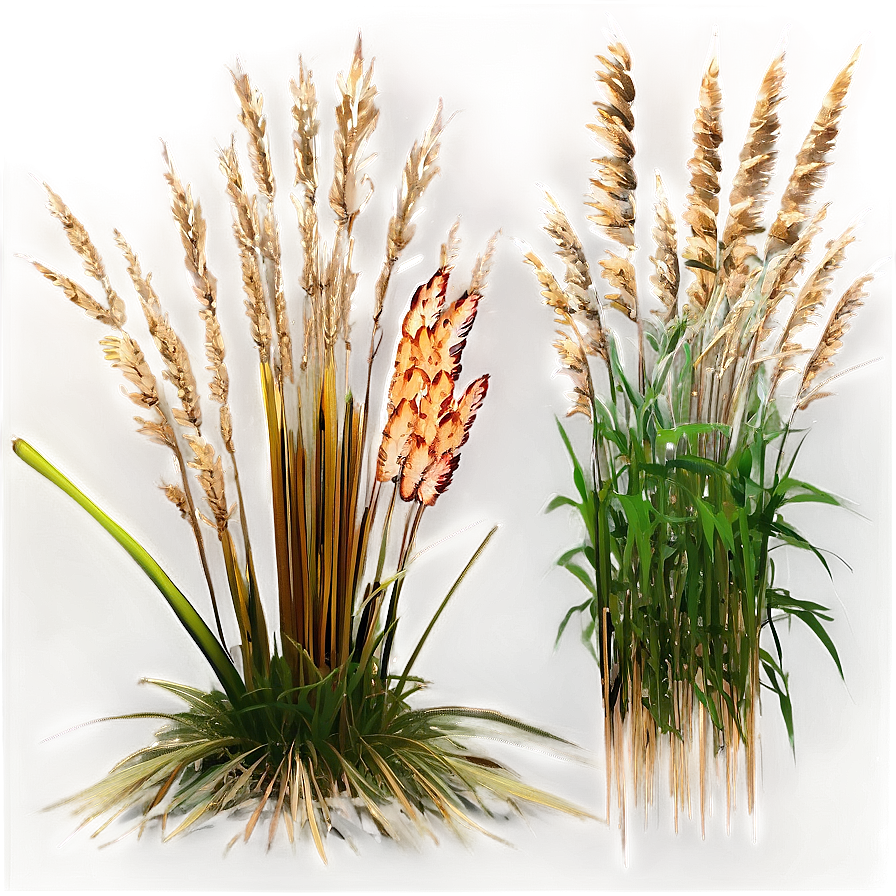 Tall Ornamental Grass Png 18