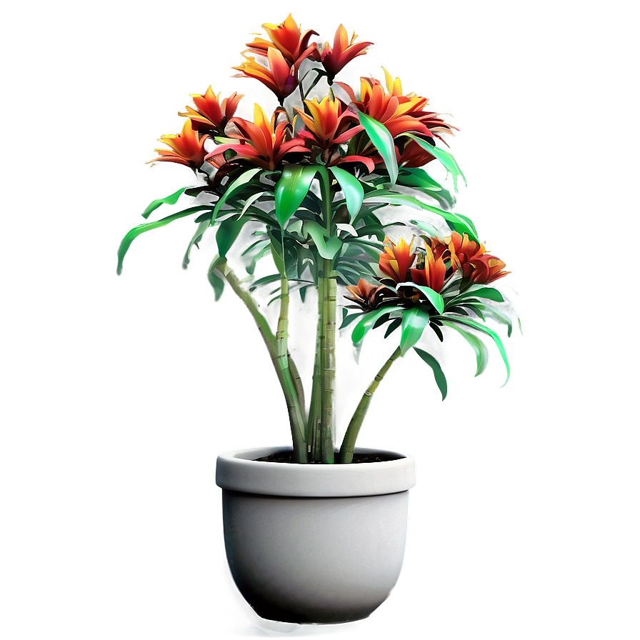 Tall Plant In Pot Png Eee