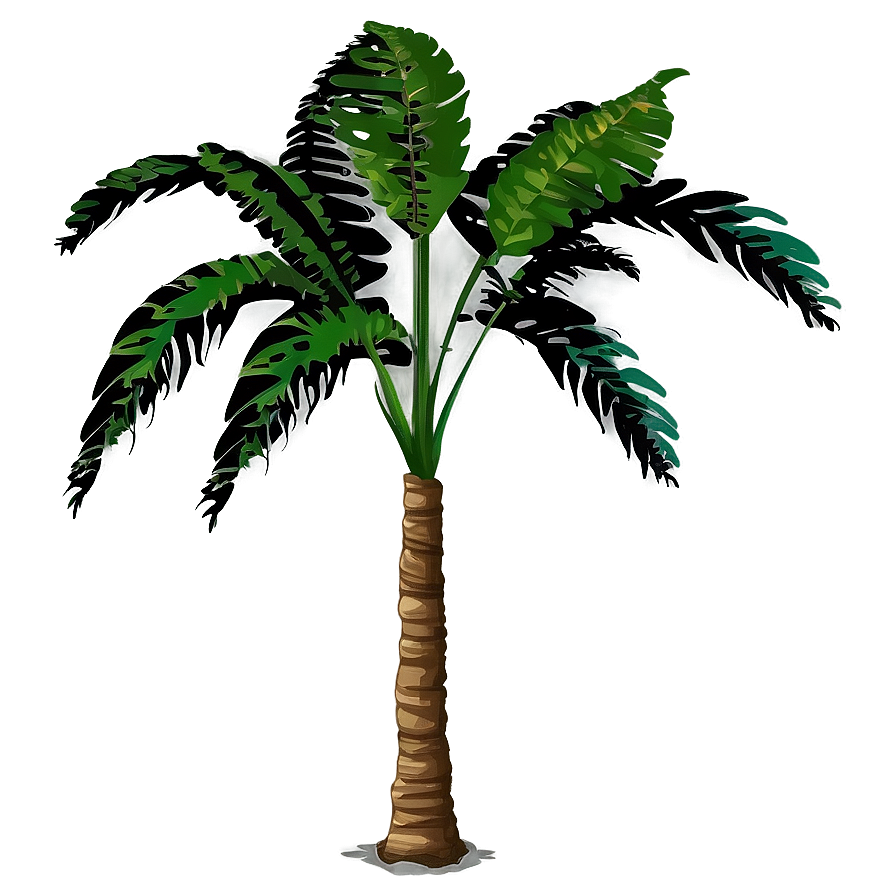 Tall Plant Silhouette Png 06282024