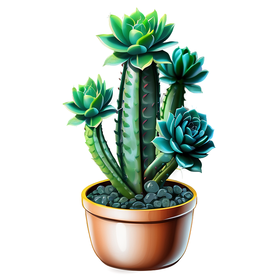 Tall Succulent Plant Png 13