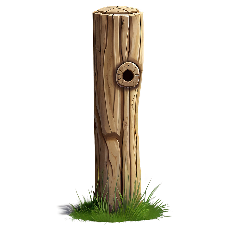 Tall Wooden Post Png Fjo63