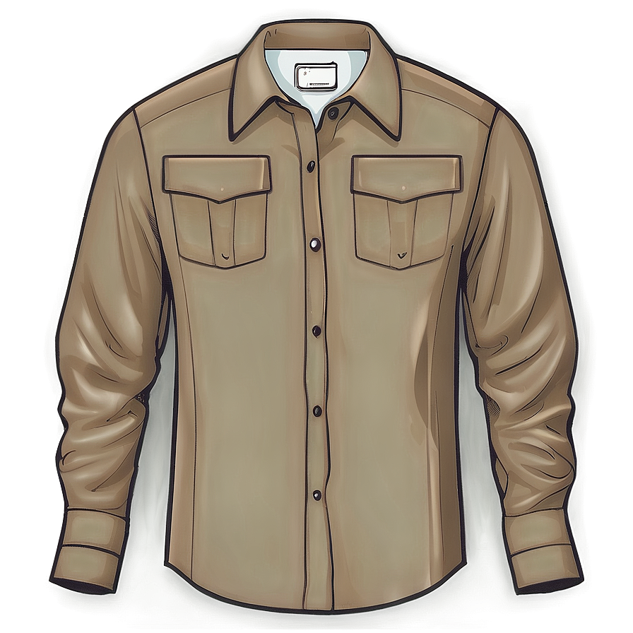 Tan Blank Shirt Png Djo