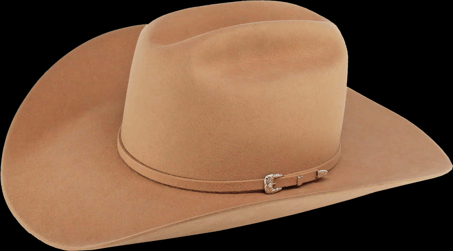 Tan Cowboy Hat Isolated