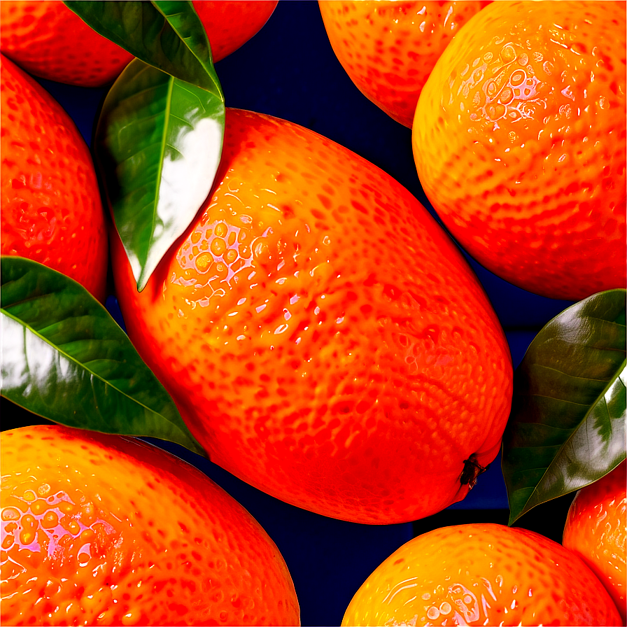 Tangerine Close-up Png 06122024