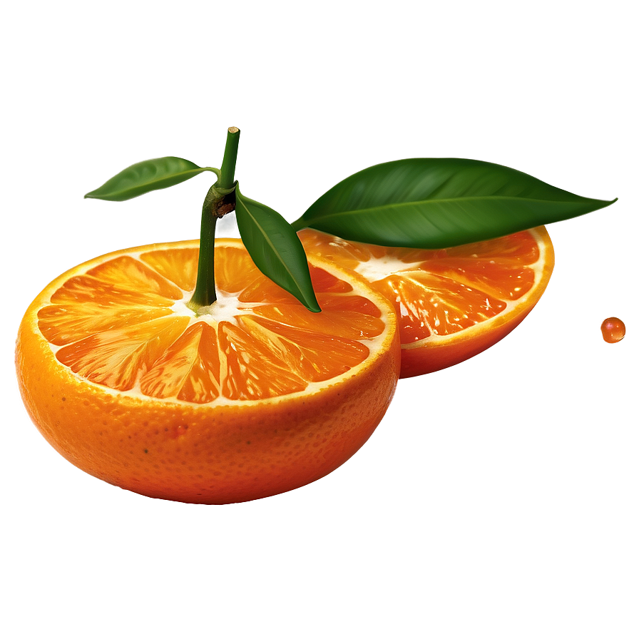 Tangerine Garnish Png Xqv30