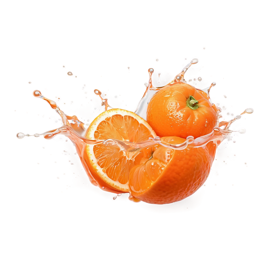 Tangerine Juice Splash Png 06122024