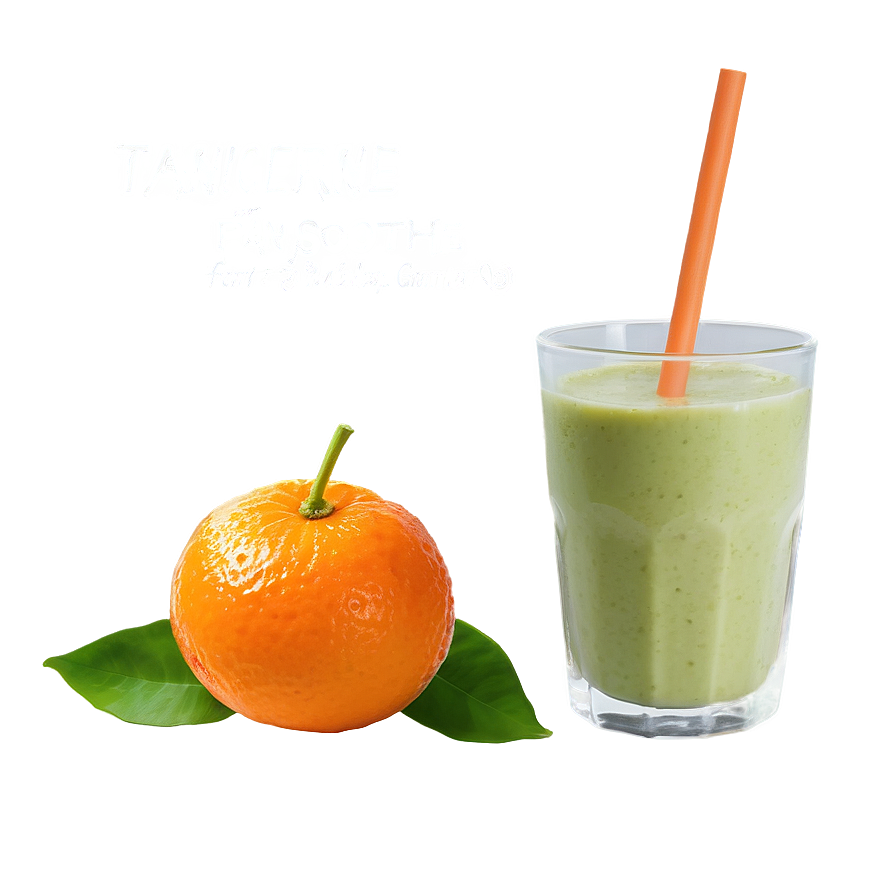 Tangerine Smoothie Png Pkk39