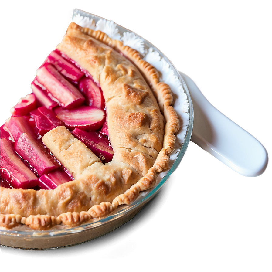 Tangy Rhubarb Pie Png Nnx