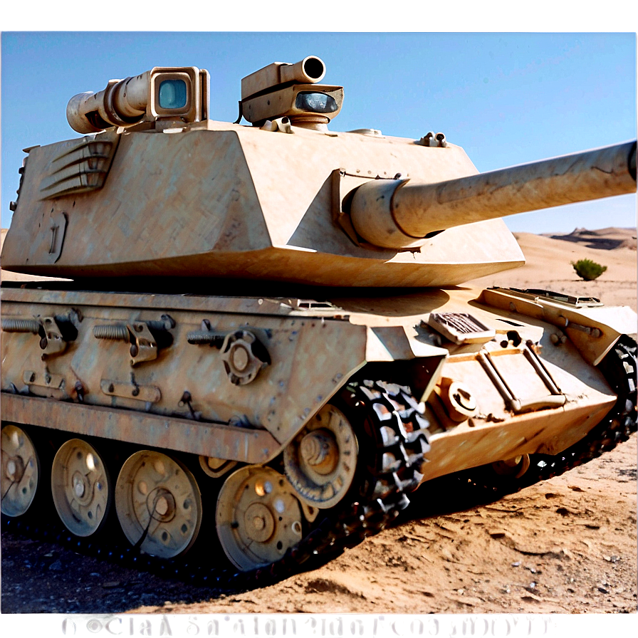 Tank In Desert Terrain Png 20