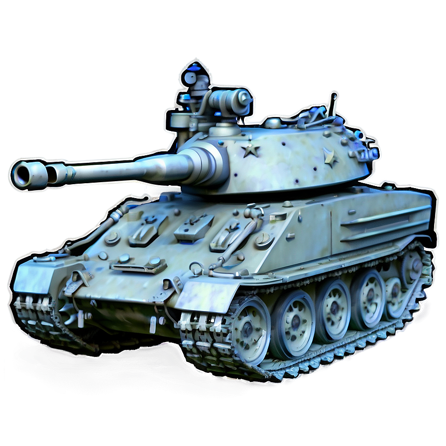 Tank With Flag Emblem Png 05232024