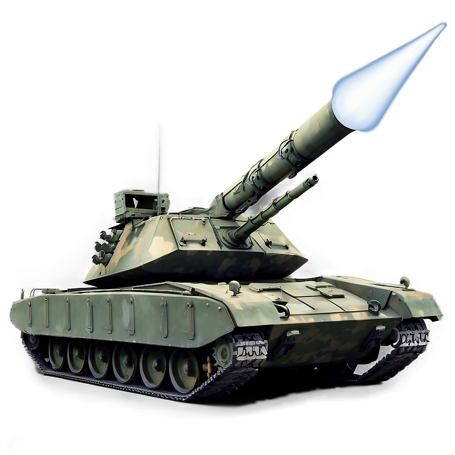 Tank With Missile Launcher Png 1