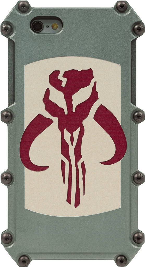 Tantrum Cases Mandalorian Emblem Phone Case, Back - Mandalorian Symbol Boba Fett, HD Png Download PNG with transparent background