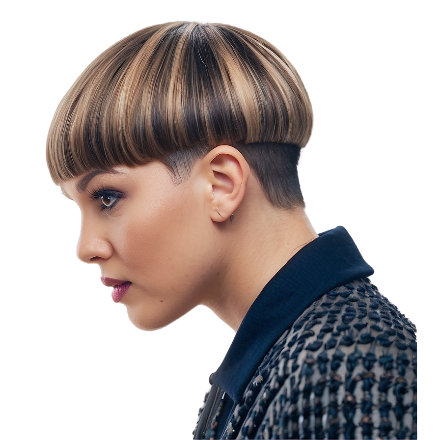 Tapered Bowl Cut Look Png Tnd71