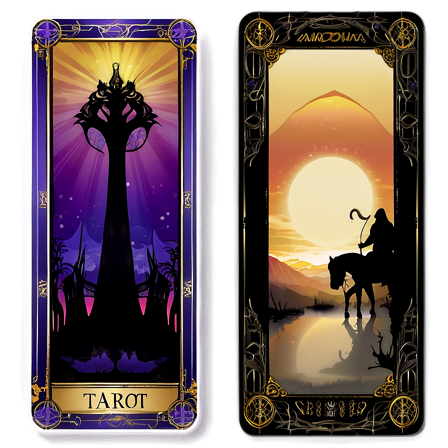 Tarot Deck Silhouettes Png 06202024