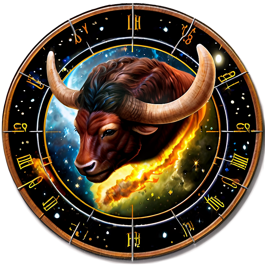 Taurus Zodiac Wheel Png 94