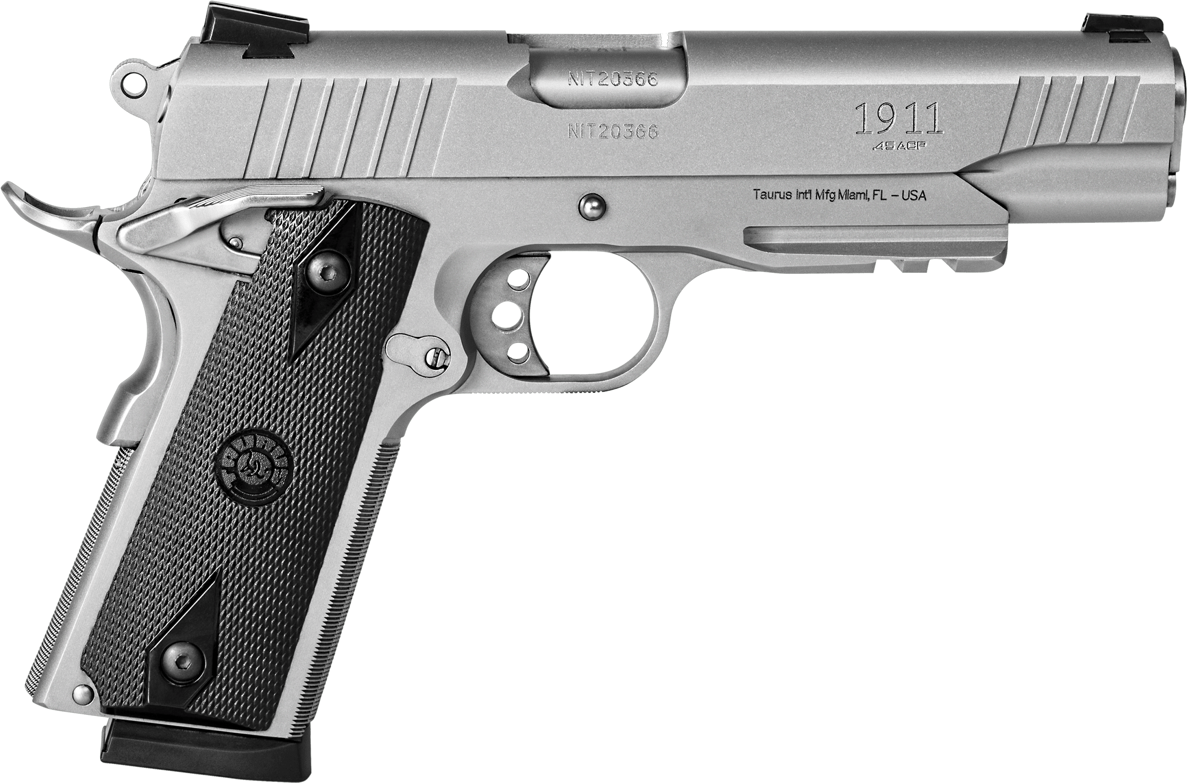 Taurus1911 Silver Pistol