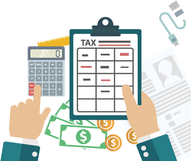 Deduction Text Communication Tax Income Free Hq Image - Tax Vector Png, Transparent Png PNG with transparent background