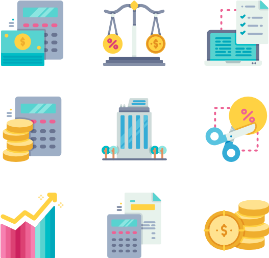 Tax Flat Icon, HD Png Download PNG with transparent background