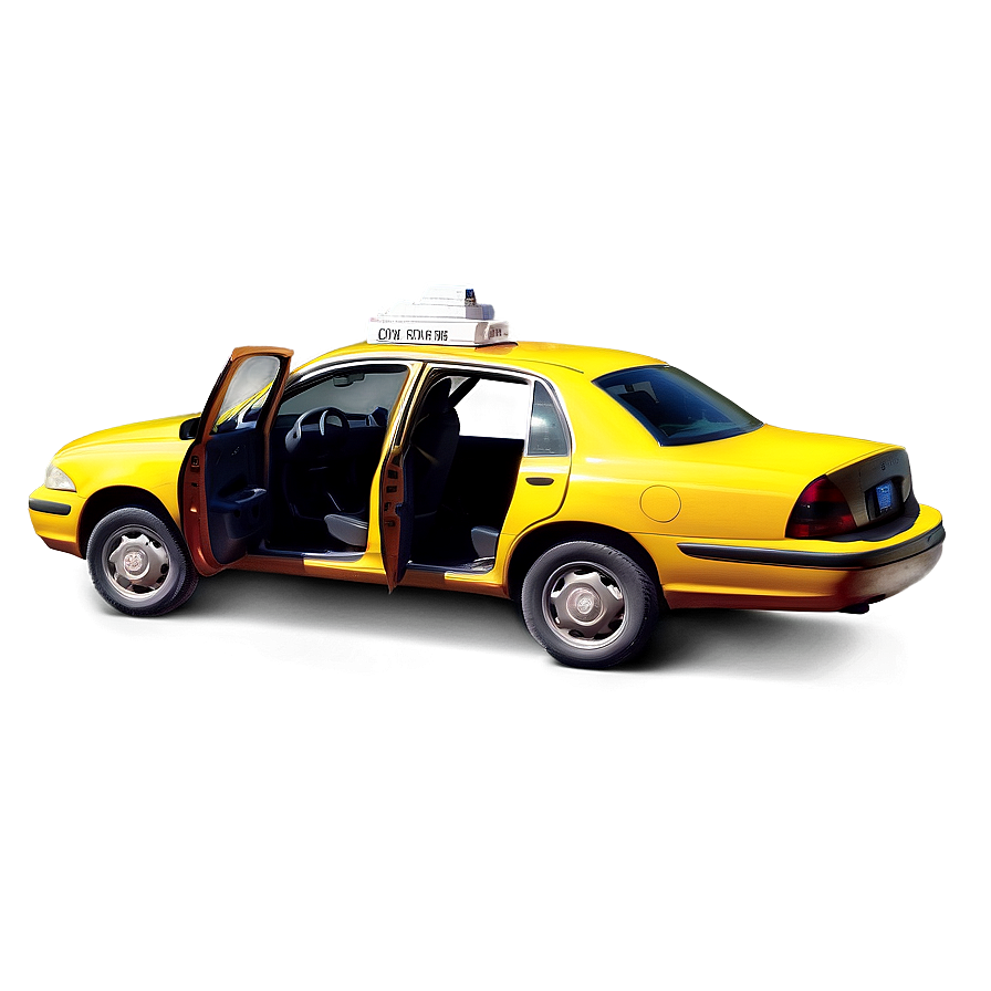 Taxi With Luggage Png 05242024