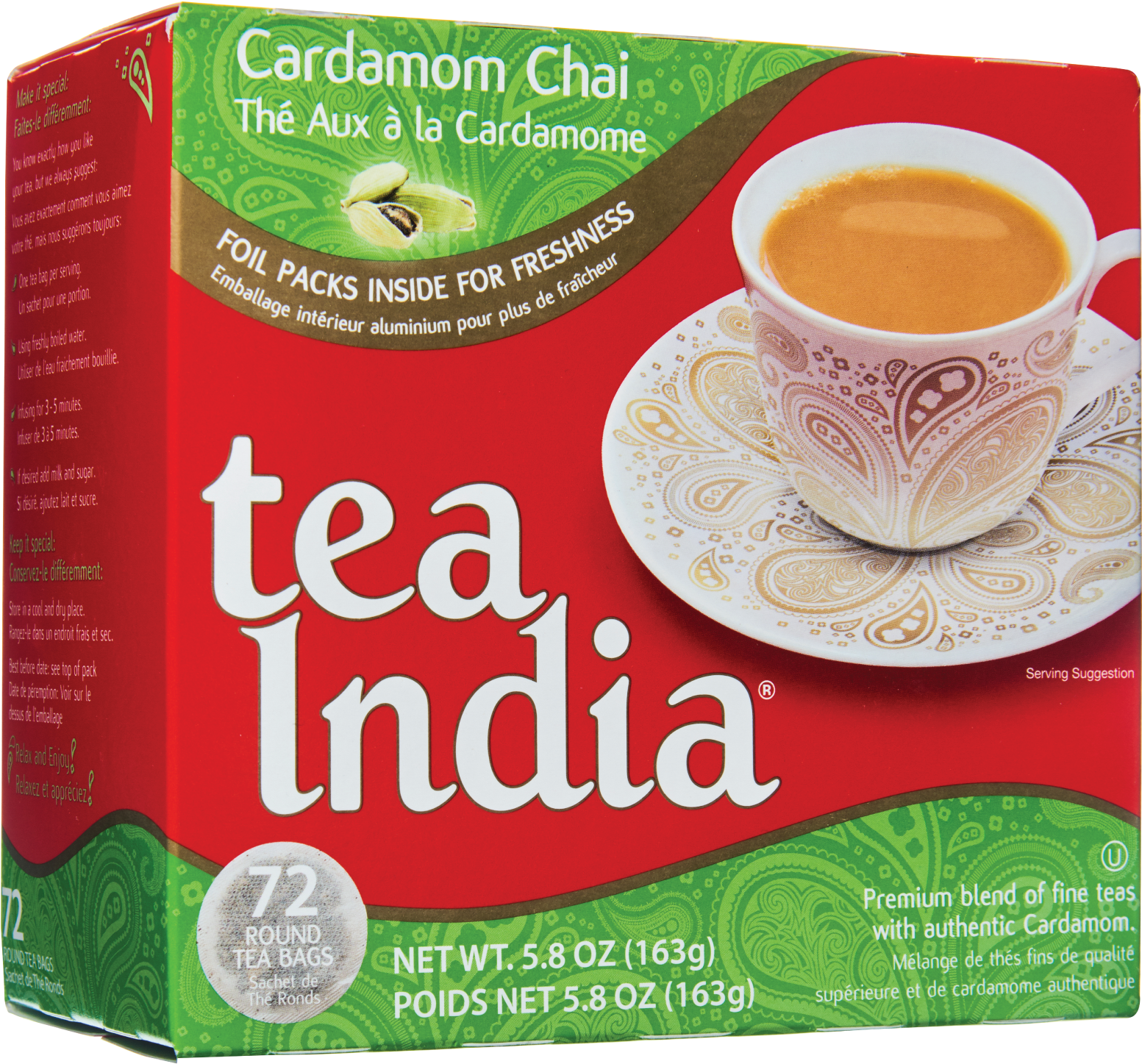 Tea India Cardamom Chai Box