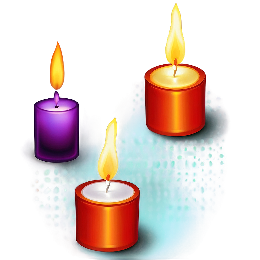 Tea Light Candle Set Png 10