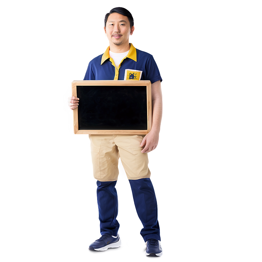 Teacher And Blackboard Png Xfn