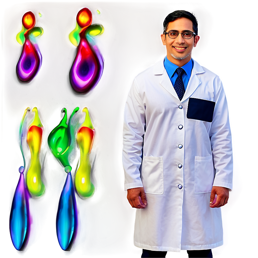 Teacher In Lab Coat Png 80