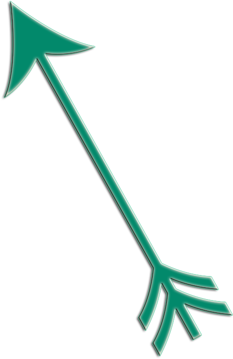 Teal Arrow Clipart