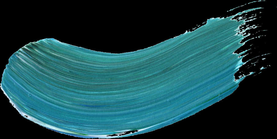 Teal Brush Stroke Texture PNG image with a transparent background, free high-resolution download