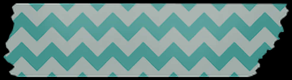 Teal Chevron Washi Tape Design