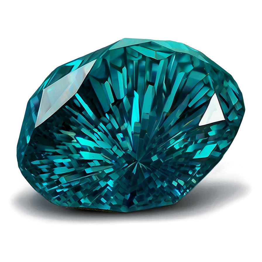 Teal Crystal Gemstone Png Ttr