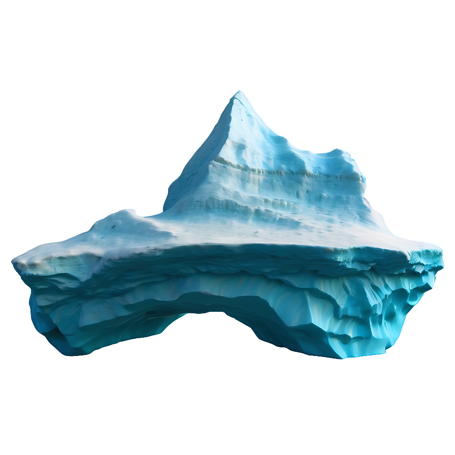 Teal Iceberg Cold Texture Png 06232024