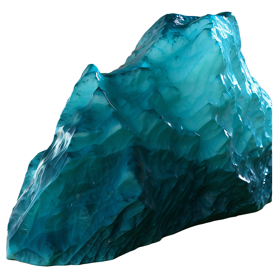 Teal Iceberg Cold Texture Png Non