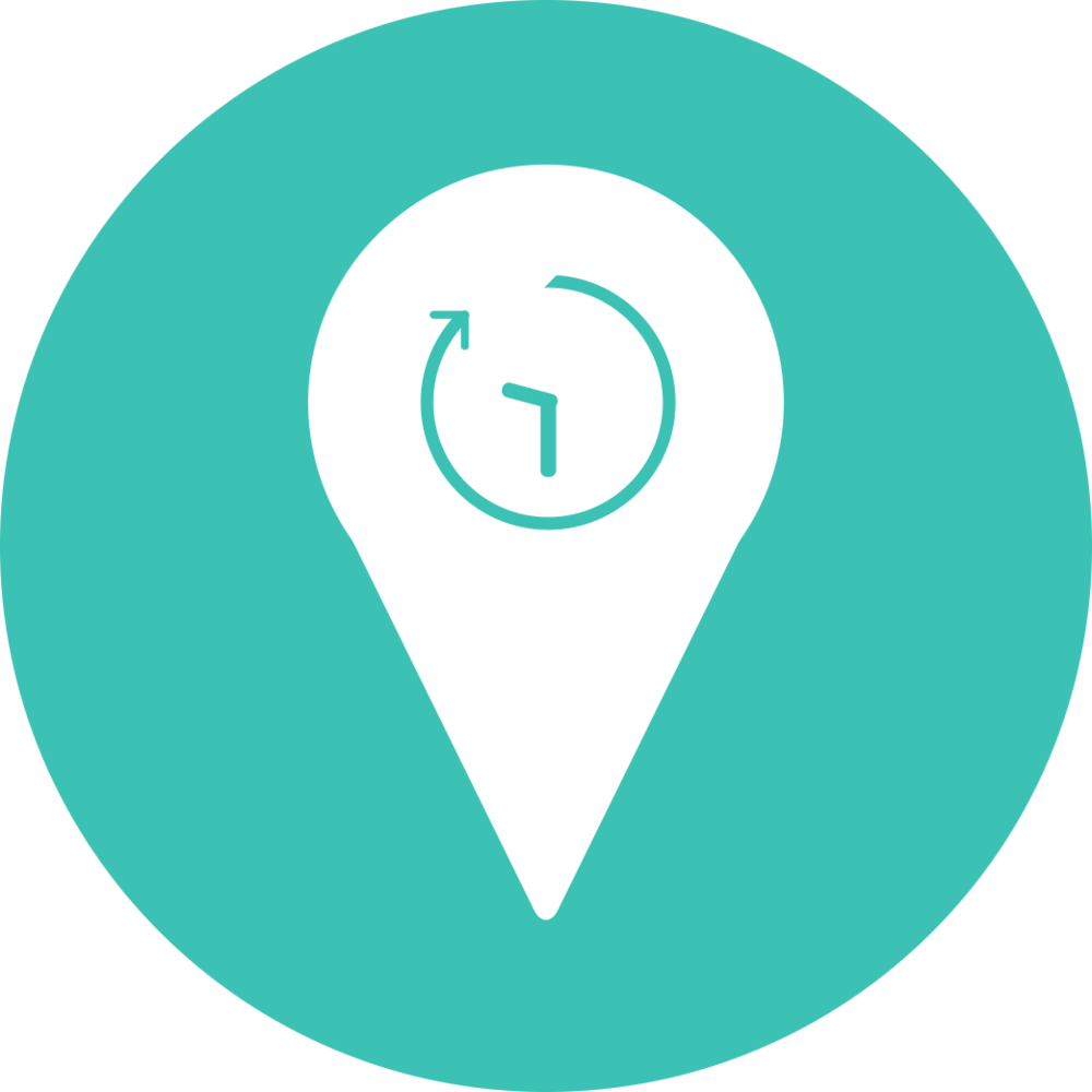 Teal Location Pin Icon