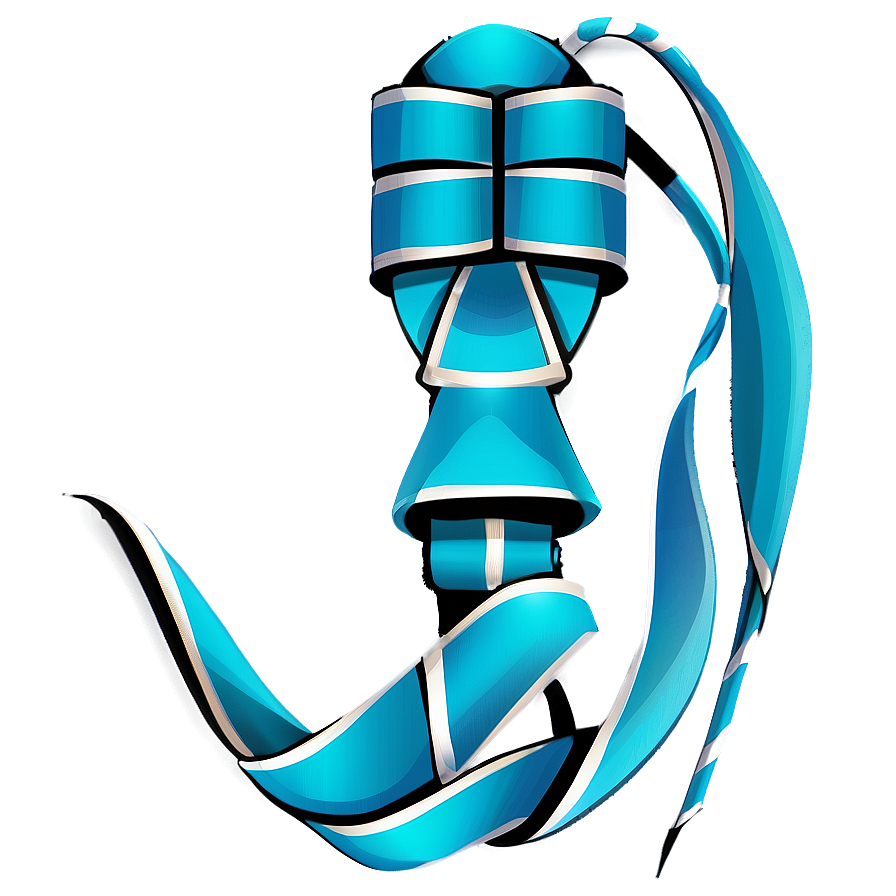 Teal Ribbon Knot Graphic Png Jgj