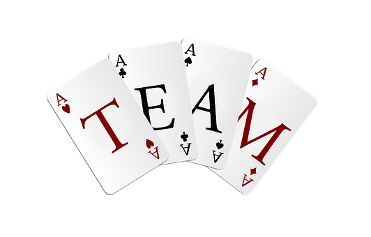 Team Concept Playing Cards PNG with transparent background