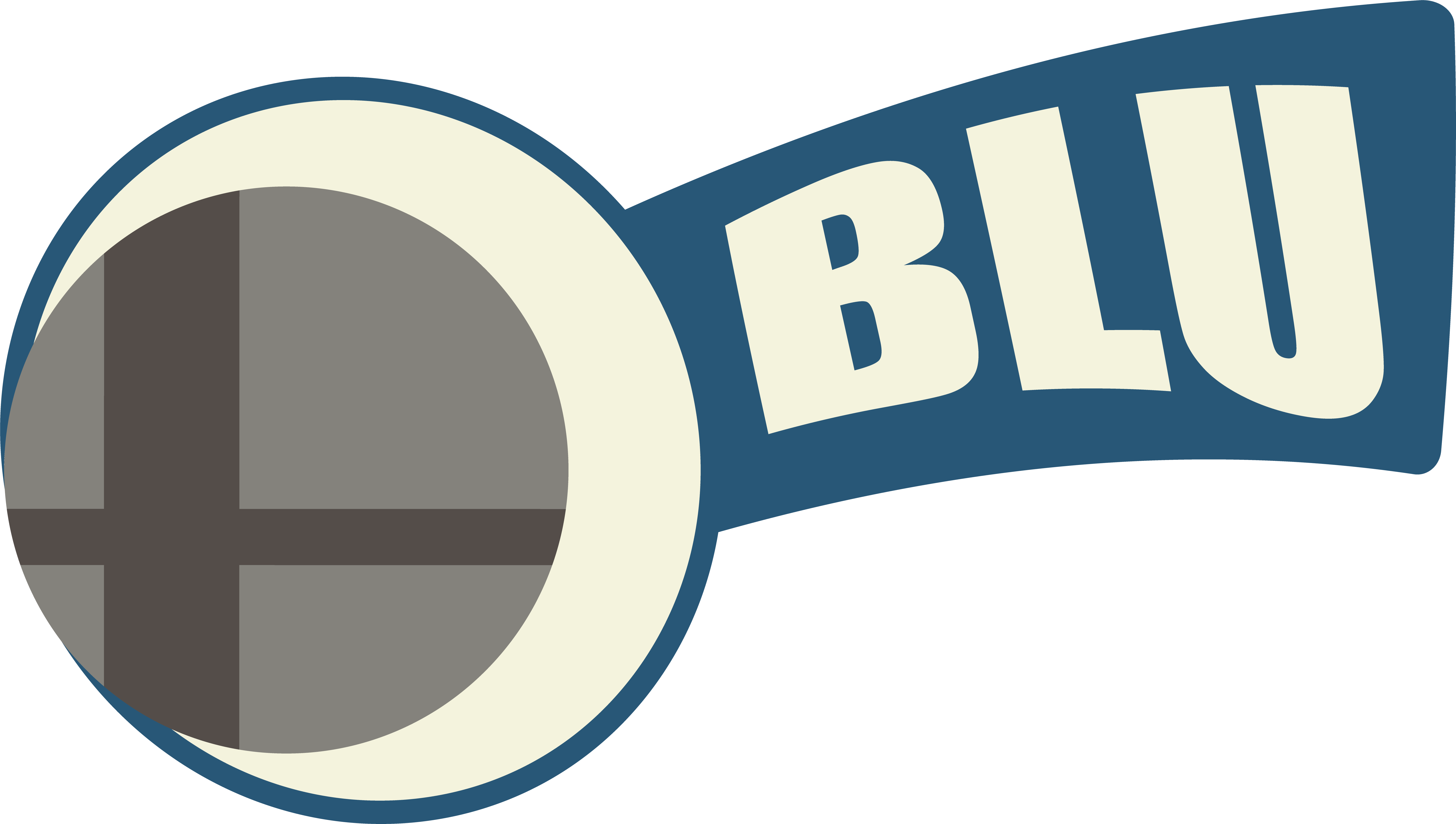 Team Fortress2 B L U Logo PNG with transparent background