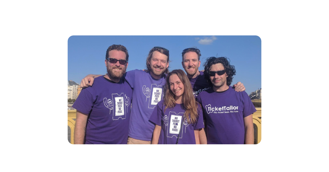 Teamin Purple Shirts Outdoors