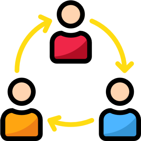 Teamwork Flow Emoji Graphic