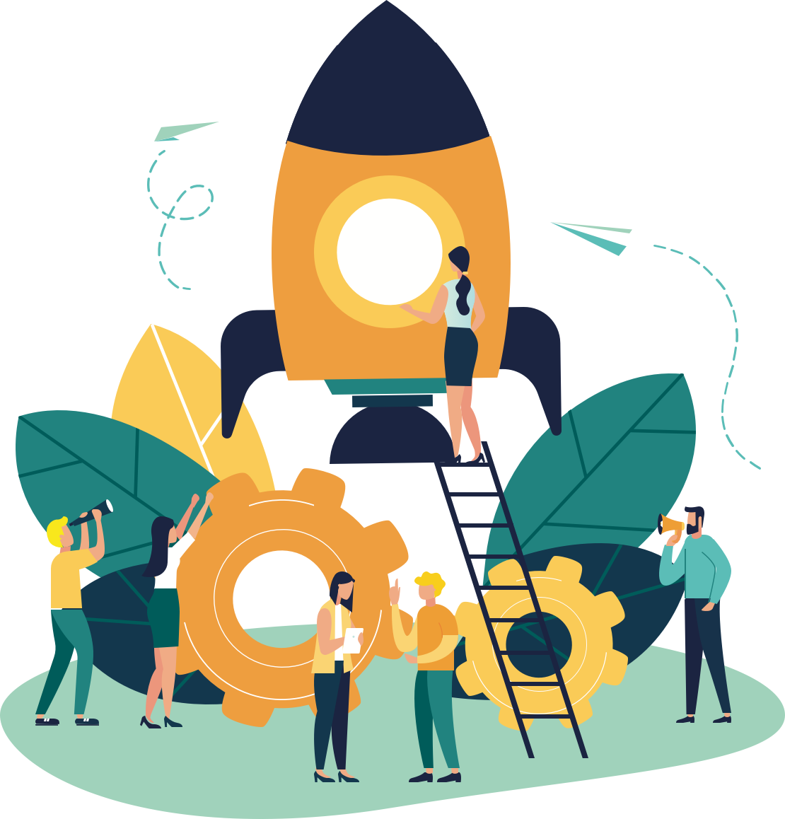 Team Work Illustration Png, Transparent Png PNG with transparent background