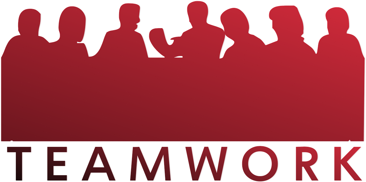 Teamwork Silhouette Banner