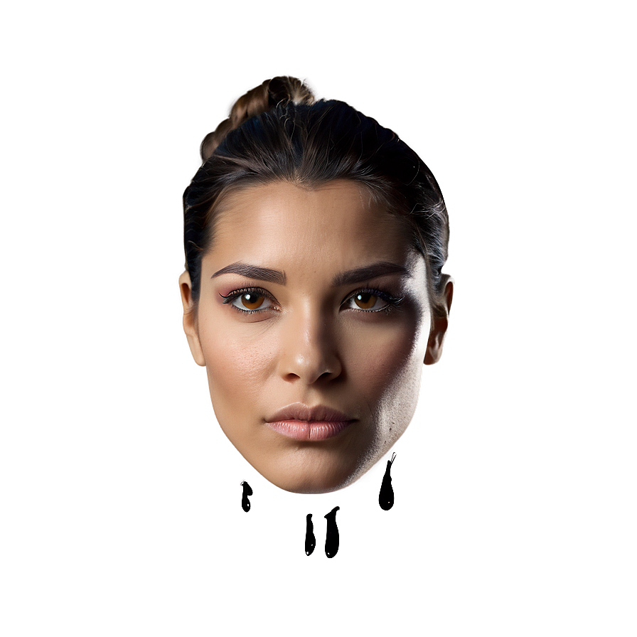 Tear-streaked Face Icon Png 05232024