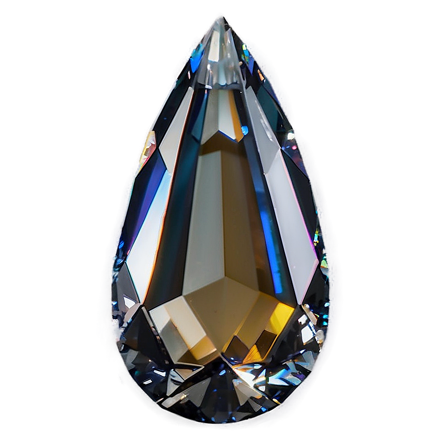 Teardrop Crystal Png 05252024