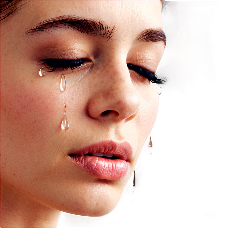 Tears On Cheek Png Dks35